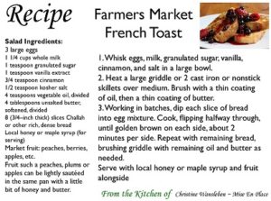 Farmers Market French Toast